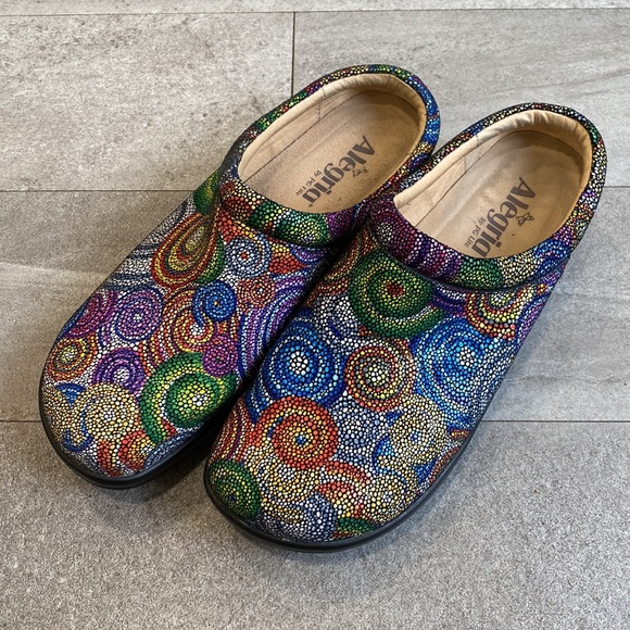 Alegria Rainbow Slip-On Clogs Women’s 10 - Picture 2 of 9